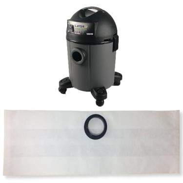 Imagem de 6 Saco Coletor Refil de Papel Descartável para Aspirador de Pó Lavor Compact Eco 22 Cartucho Bag