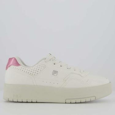 Imagem de Tenis Fila Ardenza Feminino,Branco/Rosa/Prata,34