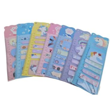 Imagem de Post it Bloco Adesivo Patinha Gato Papelaria Fofa