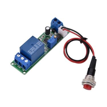 Imagem de Módulo temporizador, interruptor de relé de apagado de alta precisión con retardo sintonizable DC 12V, herramienta para automatización, robótica, sistemas inteligentes