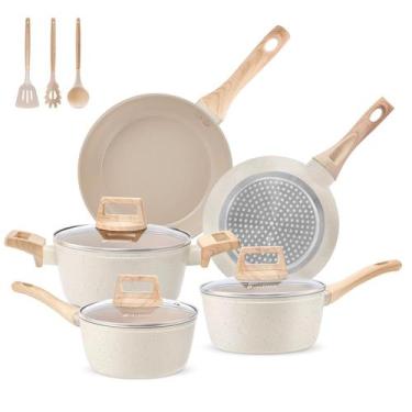 Imagem de Conjunto de utensílios de cozinha M MELENTA, cerâmica antiaderente, 11