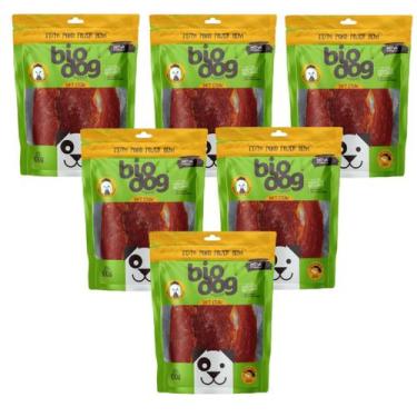 Imagem de 6x Petisco Gourmet Bio Dog Soft Steak-para Cães- Frango-100g - BioDog