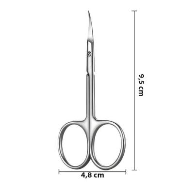 Imagem de Tesoura De Cutícula De Ponta Curvada De Precisão Afiada Estilo Russo, 