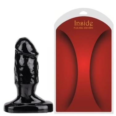 Imagem de Plug Anal Sem Vibro Dilatação Segura Brinquedo Erótico Estimulador Anal Prazer Satisfação Anal [PRETO]