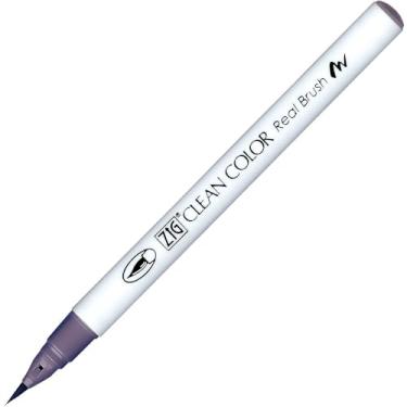 Imagem de CANETA ZIG PEN REAL BRUSH PURPLISH GRAY RB 6000AT 809