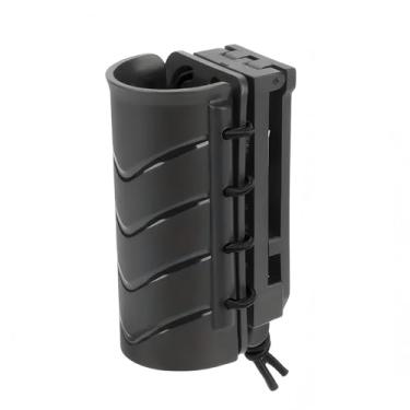 Imagem de Suporte giratório de spray de pimenta da série Tactical 360°, preto, material POM, alta resistência, com recipientes OC/Mace/MK3 MK4 de diâmetro de 1,5" (3,8 cm) de diâmetro, compatível com cintos de