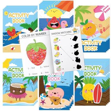 Imagem de X1zuue Livros De Atividades Verão Para Crianças - Conjunto 24 Colorir Frutas, Labirintos Busca Tropical Verão, Jogos Palavras Cruzadas, Mini Festa, Sacolas Guloseimas, Lembrancinhas A Escola E Sala