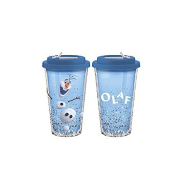 Imagem de Disney Frozen 60 ml Copo de acrílico com canudo flip