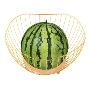 Imagem de Cesta de frutas para balcão da cozinha, tigela de frutas | Contador de porta -frutas,Armazenamento e organizador de cozinha multifuncionais para pães, vegetais e lanches