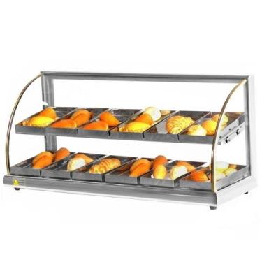 Imagem de AD12 - Estufa Alfa para salgados de 12 bandejas Dupla Prata - 220V - O