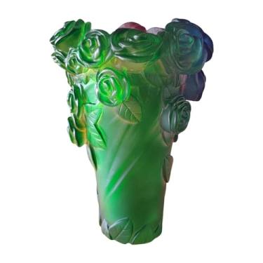 Imagem de Amagogo Incenso queimador de cristal vaso titular 2 em 1 ornamento de decoração moderno para mesa de café de ioga em casa de mesa