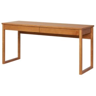 Imagem de Escrivaninha com Gavetas de Madeira 160 cm Duna Meu Móvel de Madeira - Nozes