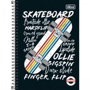 Imagem de Caderno Pequeno Espiral CD 1/4 Pepper Feminino/Masculino 80 Folhas - T