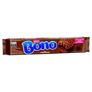 Imagem de Biscoito Bono Sabor Chocolate 90g - Nestlé, 1, Chocolate