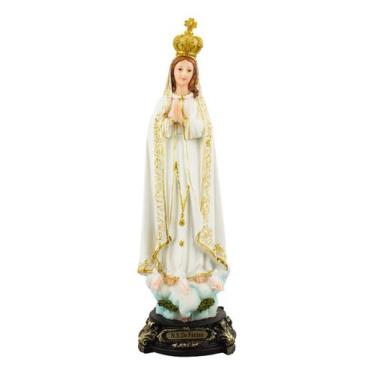 Imagem de Imagem Estátua Resina Nossa Senhora De Fátima - 32.5cm - Taimes