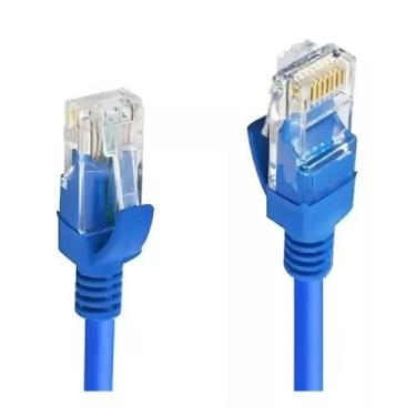 Imagem de Cabo De Rede Patch Ethernet Lan Rj45 CAT5 20 Metros Cor Azul - FLEX