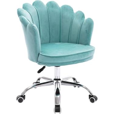 Imagem de Cadeira De Mesa Ergonômica Cadeira De Escritório Cadeira De Escritório Em Casa Assento Acolchoado De Altura Ajustável Com Rodízios Para Adolescentes Adultos Quarto Sala De Estudo, Grey