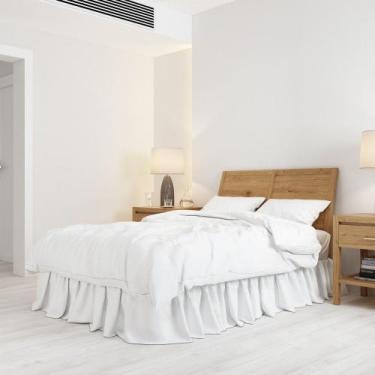 Imagem de Saia Para Cama Box Tamanho Universal (Casal, Queen e King) - oem, Bran
