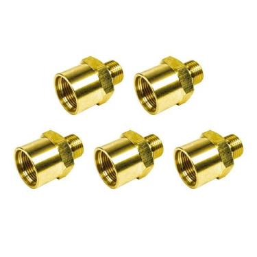 Imagem de Kit 5 Conexão Redutora Válvula Mbb Macho 16 Mm X Femea 22x1,5mm Voss -