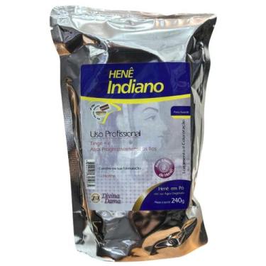Imagem de Henê Pó Indiano Divina Dama 240g Preto Azulado