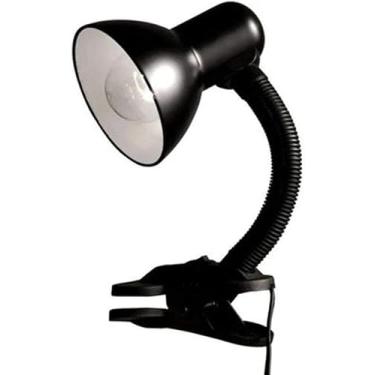 Imagem de Luminária de Mesa com Braço Articulado – Fixação por Presilha, Soquete E27, Ideal para Estudo e Escritório