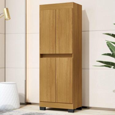 Imagem de Armário Multiuso 4 Portas Gael Mel/Pérola