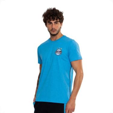 Imagem de Camiseta Gremio Classica Oficial Mesclado - Surf Center, Azul, M, Masc