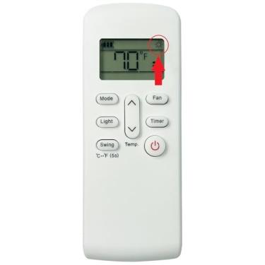 Imagem de Controle remoto de substituição para ar condicionado portátil LG 810900659A, 810900659, compatível com LP0821GSSM, LP0820WSR, LP0621WSR, LP1021BSSM, LP1021BHSM, LP0721WSR, LP1420BSR, LP1420BHR