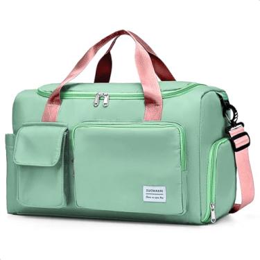 Imagem de Mala Bolsa de Mão Alça Transversal Feminina Viagem Moderna (Verde)