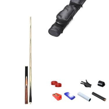 Imagem de Taco de Bilhar Premium, Feito com Madeira Durável, Construção de Alta Qualidade e Design Impecável para Partidas (B Tacos de bilhar e acessórios+ barril de tacos, 10mm)