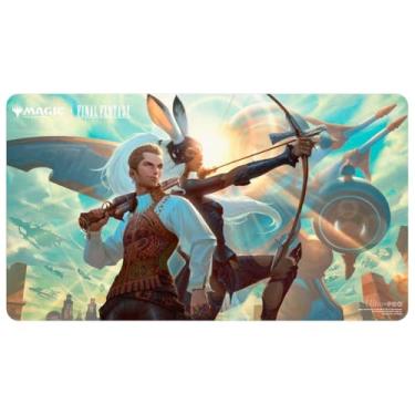 Imagem de Ultra PRO - Final Fantasy x Universes Beyond Baltheir and Fran Playmat for Magic: The Gathering | Card Game Playmat, Final Fantasy Collectibles, Desk Mat Mousepad