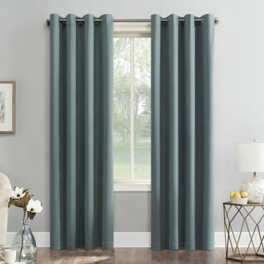 Imagem de Sun Zero Painel de cortina blecaute Easton Economia de energia, 137 cm x 160 cm, mineral