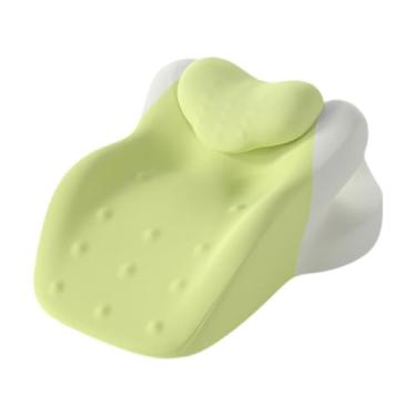 Imagem de KiBcsLic Travesseiro de cunha para posição pernas, travesseiro macio e versátil de espuma viscoelástica para deitar na cama para costas, escritório, Amarelo Verde