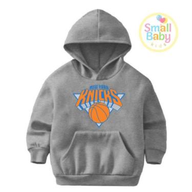 Imagem de Blusa Moletom Infantil/Juvenil Unissex Times de Basquete USA New York 