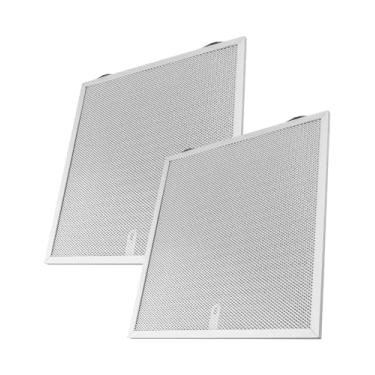 Imagem de Filtro de graxa para exaustor de 2 peças adequado para Broan Nutone, filtro de ventilação de malha de alumínio para substituição S99010436 99010436 BKSA130WW
