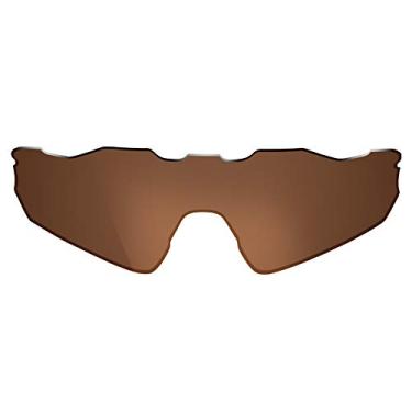 Imagem de ThunderClap Lentes de policarbonato de substituição para óculos de sol Oakley Radar EV Path OO9208 - Tijolo queimado