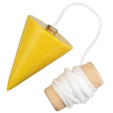 Imagem de Prumo Para Pedreiro Metal 300g Centro Parede Pesado Maciço Profissiona