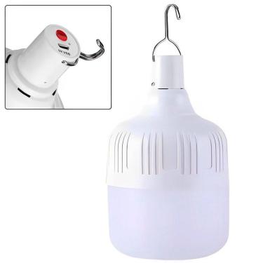 Imagem de Lâmpada LED Branco Recarregável De Emergência Á Bateria USB