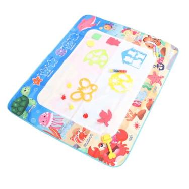 Imagem de RiToEasysports Infantil água Doodle Tapete Mágico de Desenho de Desenho Reutilizável Brinquedo para Colorir Com 10 Acessórios para Crianças Atividades de Viagem Educacional