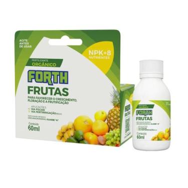 Imagem de Adubo Fertilizante Orgânico Forth Frutas Concentrado NPK + 8 Nutriente
