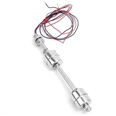 Imagem de Fafeicy Interruptor de Bola Dupla de Aço Inoxidável, Controlador de Nível de água, 304 Material DC 110V, para o de Drenagem de Peixes Piscina de água (Flutuar 150 mm)