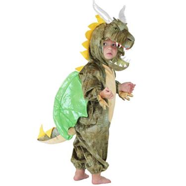 Imagem de Fantasia de dinossauro Jurássico PATYMO Baby - Fantasia infantil, Green Dragon, 12-18 Months