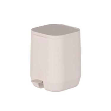 Imagem de Lixeira de Pedal Aura 6L LX400 - Ou, Bege