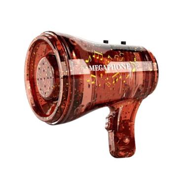 Imagem de Sclmgo Chaveiro Alto-falante Mini Megafone Chaveiro Acessório Vocal para Crianças E Adultos, Vermelho