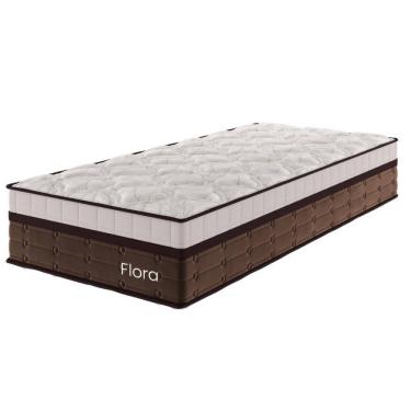 Imagem de Colchão Mola Ensacada Solteiro 36x88x188cm Flora Bombom - Casa Giulia