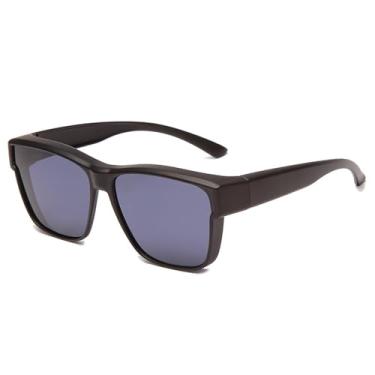 Imagem de Óculos de sol polarizados retrô para homens, óculos de direção com visão noturna, óculos de ciclismo e pesca que mudam de cor, preto e cinza, HFA, 001