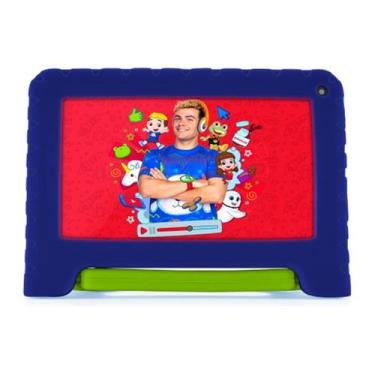 Imagem de Tablet Infantil Multilaser Luccas Neto 4gb Ram 64gb NB423, Azul