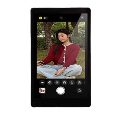 Imagem de Heayzoki Tela do Monitor de Selfie Em Vlog, Tela de Selfie de Telefone Magnética de 3,97in Com 3 Brilho Ajustável, 480x800, Adesão Estável, Composição Vertical Horizontal