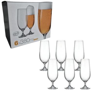 Imagem de Taça de Cristal para Cerveja Chop 380ml Bohemia Jogo 6 Unid - Bohemia 