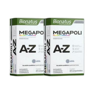 Imagem de Kit 2un Suplemento Alimentar Megapoli A-Z 60Cpr - Bionatus